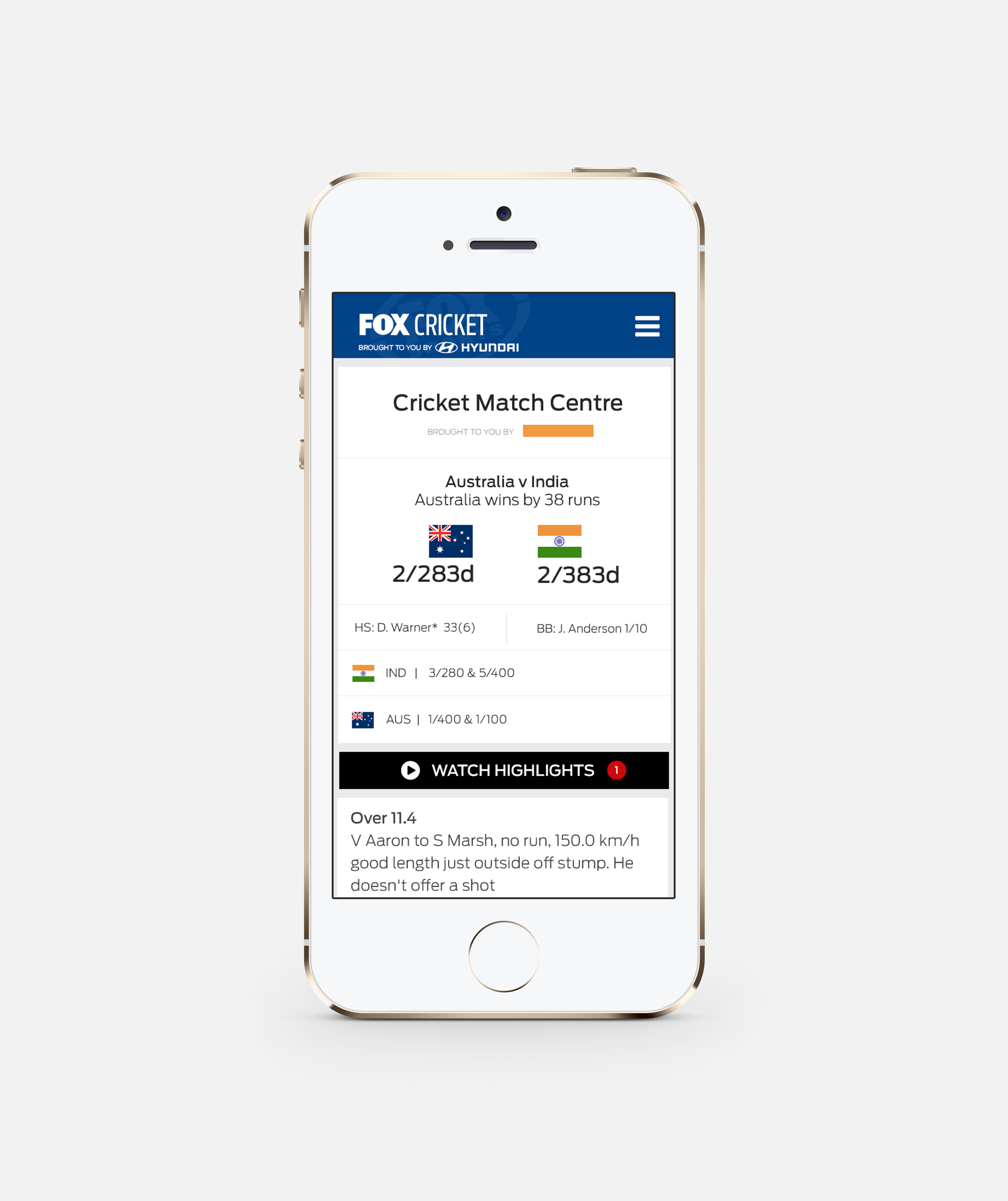 CWC - Match Centre